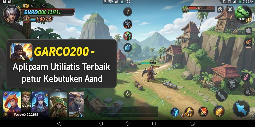 Tampilan antarmuka GARCO200 yang intuitif dan praktis.