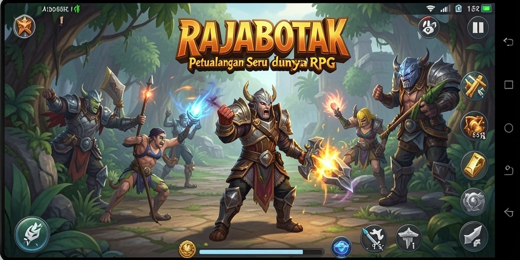 Tampilan menarik dari gameplay RAJABOTAK di dunia RPG.